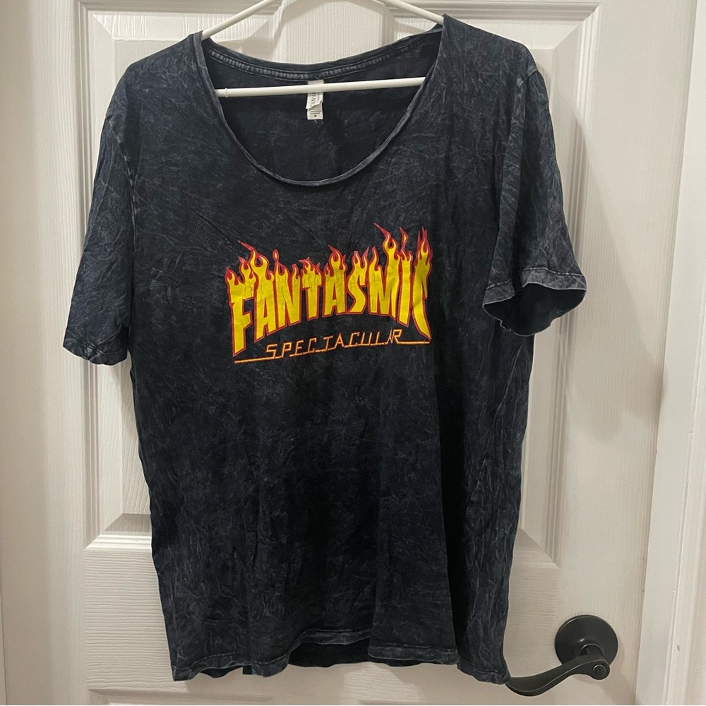 Fantasmic Spectacular Disney Parade Black Washed Tee